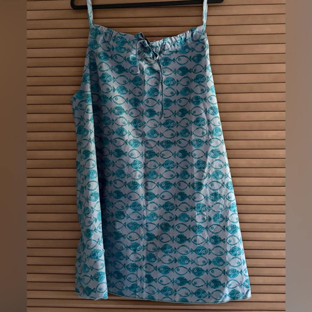 BDG Blue Patterned Midi Dress